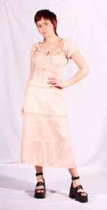 1990's Lisa Ho soft pink dress