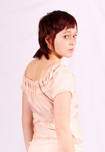 1990's Lisa Ho soft pink dress