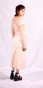 1990's Lisa Ho soft pink dress