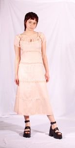 1990's Lisa Ho soft pink dress
