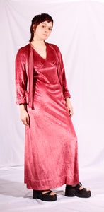 1970's velvet Miss Mouse twinset
