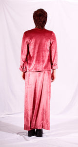 1970's velvet Miss Mouse twinset