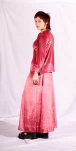 1970's velvet Miss Mouse twinset
